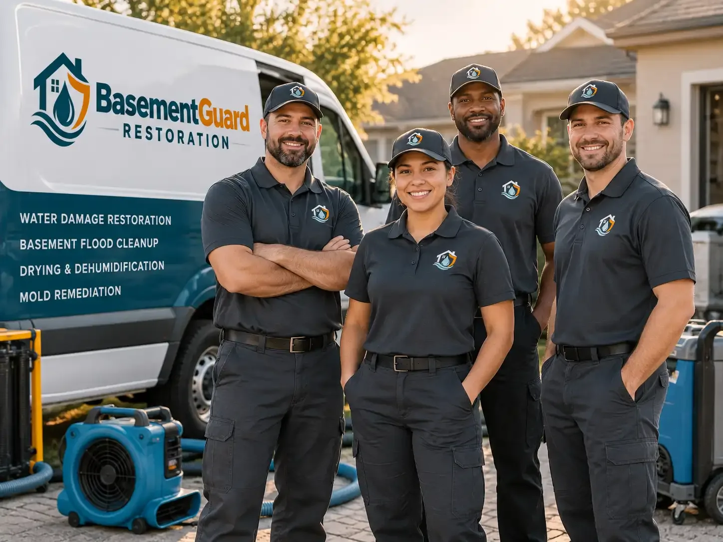 Basement Water Damage Restoration company in Andrew, IA